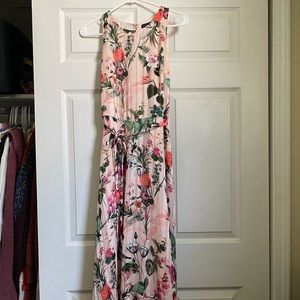 Banana Republic pink floral dress
